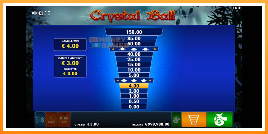 ลองสัมผัสเครื่องดูครับ Crystal Ball, รูปภาพ 4: เล่นเพื่อเงิน