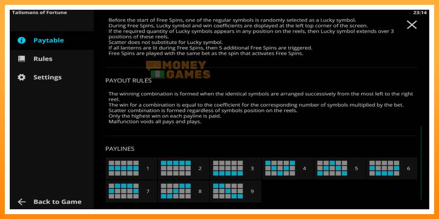 ลองสัมผัสเครื่องดูครับ Talismans of Fortune, รูปภาพ 5: เล่นเพื่อเงิน