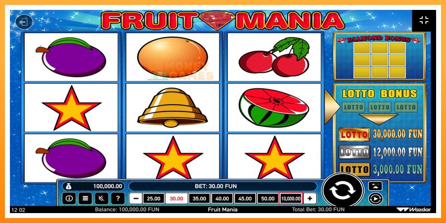 ลองสัมผัสเครื่องดูครับ Fruit Mania, รูปภาพ 1: เล่นเพื่อเงิน