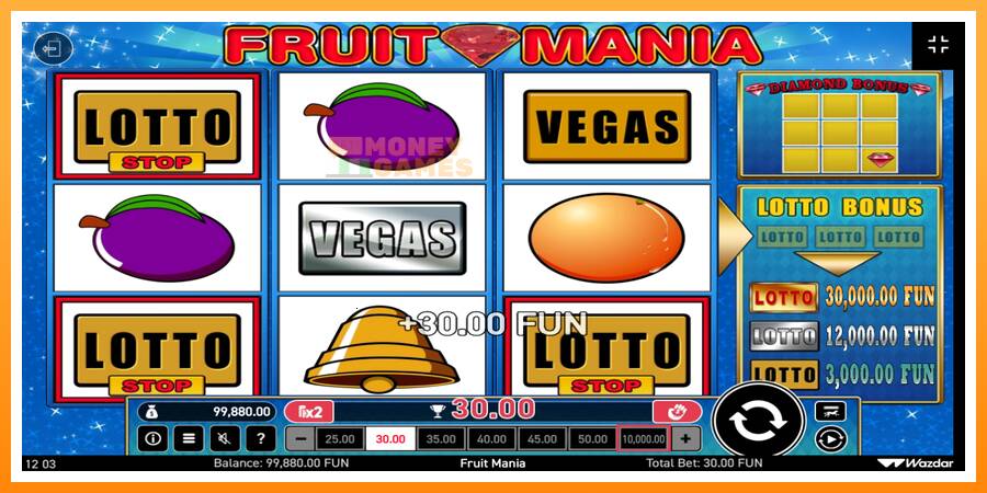 ลองสัมผัสเครื่องดูครับ Fruit Mania, รูปภาพ 2: เล่นเพื่อเงิน