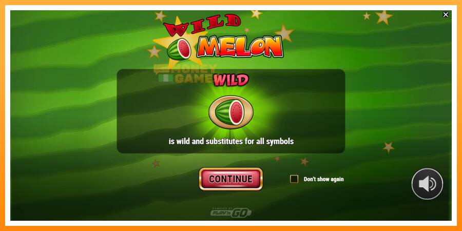 ลองสัมผัสเครื่องดูครับ Wild Melon, รูปภาพ 1: เล่นเพื่อเงิน