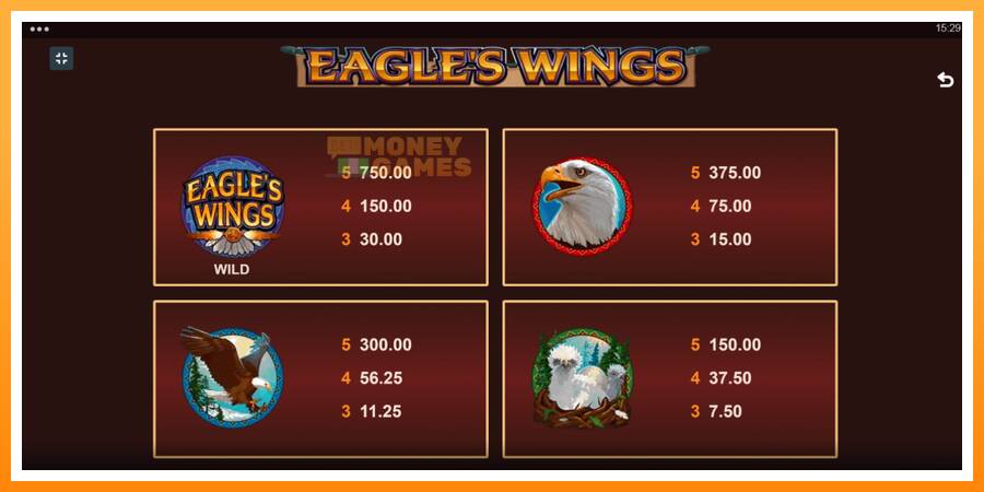 ลองสัมผัสเครื่องดูครับ Eagles Wings, รูปภาพ 6: เล่นเพื่อเงิน