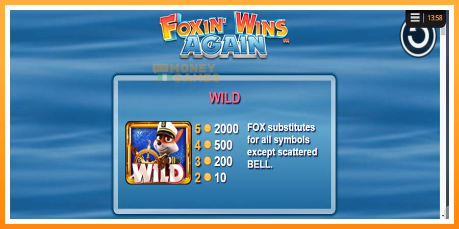 ลองสัมผัสเครื่องดูครับ Foxin Wins Again, รูปภาพ 5: เล่นเพื่อเงิน