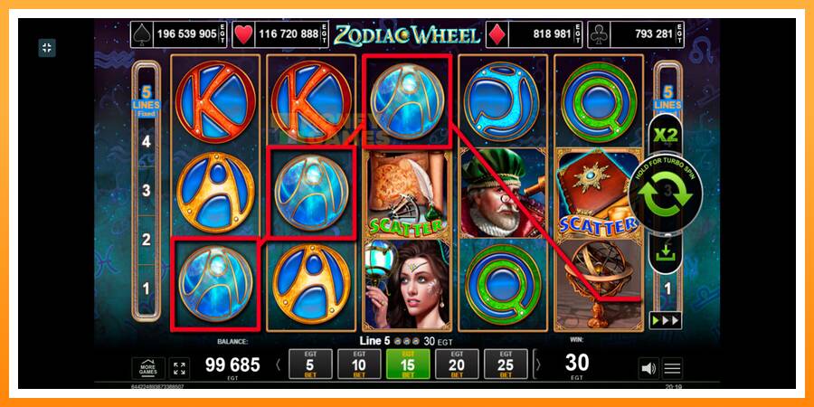 ลองสัมผัสเครื่องดูครับ Zodiac Wheel, รูปภาพ 4: เล่นเพื่อเงิน