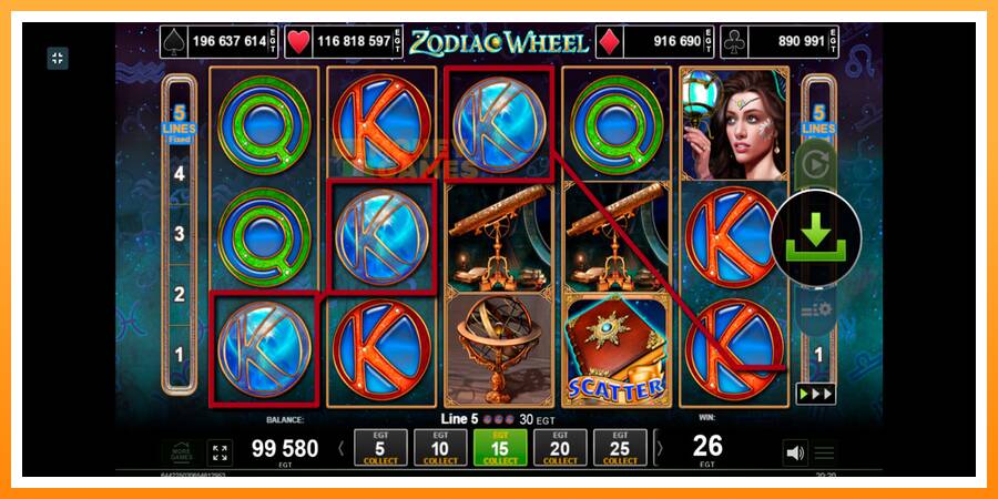 ลองสัมผัสเครื่องดูครับ Zodiac Wheel, รูปภาพ 5: เล่นเพื่อเงิน