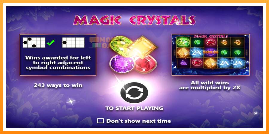 ลองสัมผัสเครื่องดูครับ Magic Crystals, รูปภาพ 1: เล่นเพื่อเงิน