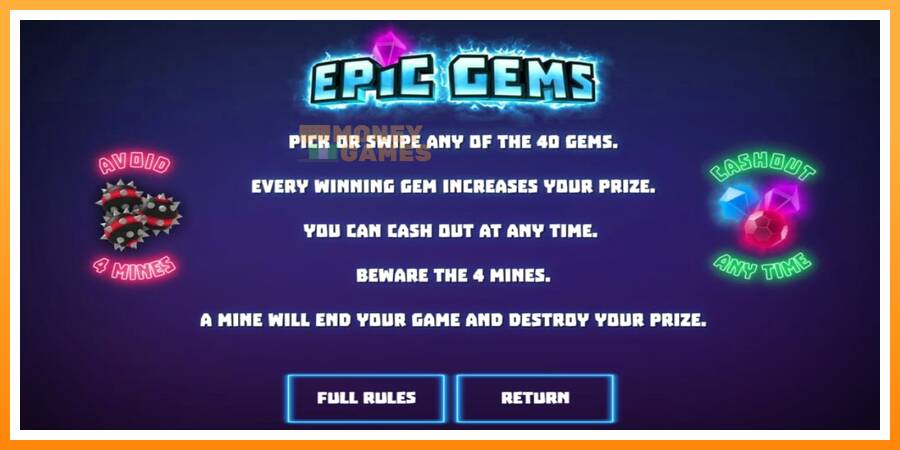 ลองสัมผัสเครื่องดูครับ Epic Gems, รูปภาพ 3: เล่นเพื่อเงิน