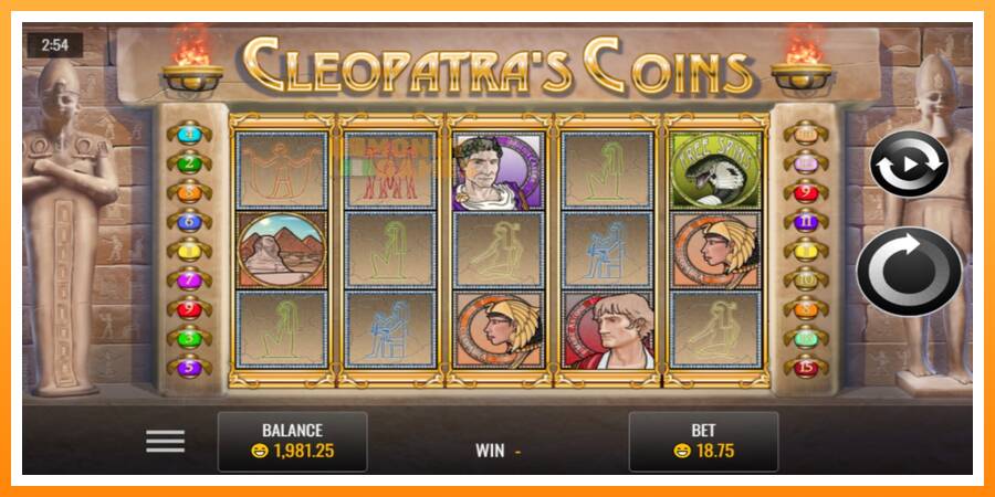 ลองสัมผัสเครื่องดูครับ Cleopatra’s Coins, รูปภาพ 1: เล่นเพื่อเงิน