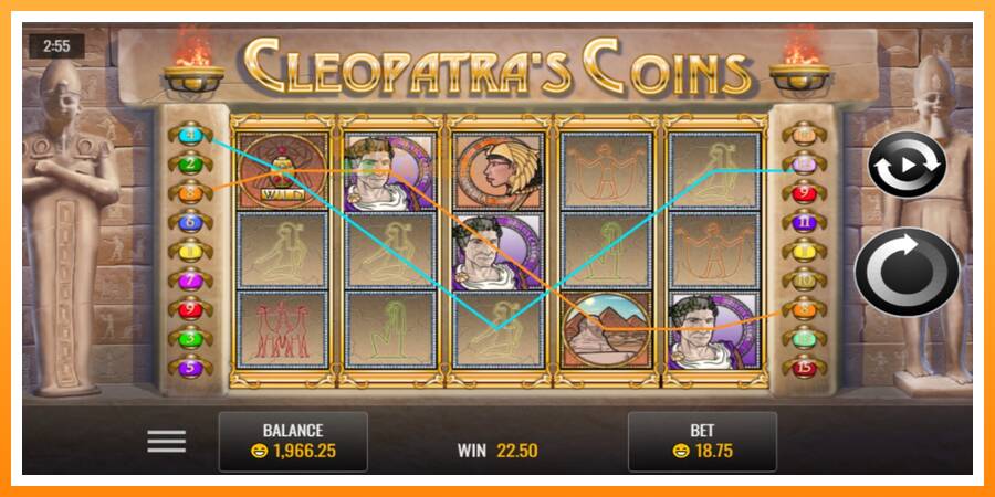 ลองสัมผัสเครื่องดูครับ Cleopatra’s Coins, รูปภาพ 2: เล่นเพื่อเงิน