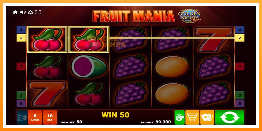 ลองสัมผัสเครื่องดูครับ Fruit Mania Golden Nights, รูปภาพ 2: เล่นเพื่อเงิน