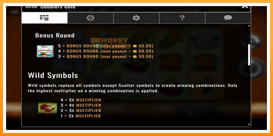 ลองสัมผัสเครื่องดูครับ Gobblers Gold, รูปภาพ 4: เล่นเพื่อเงิน