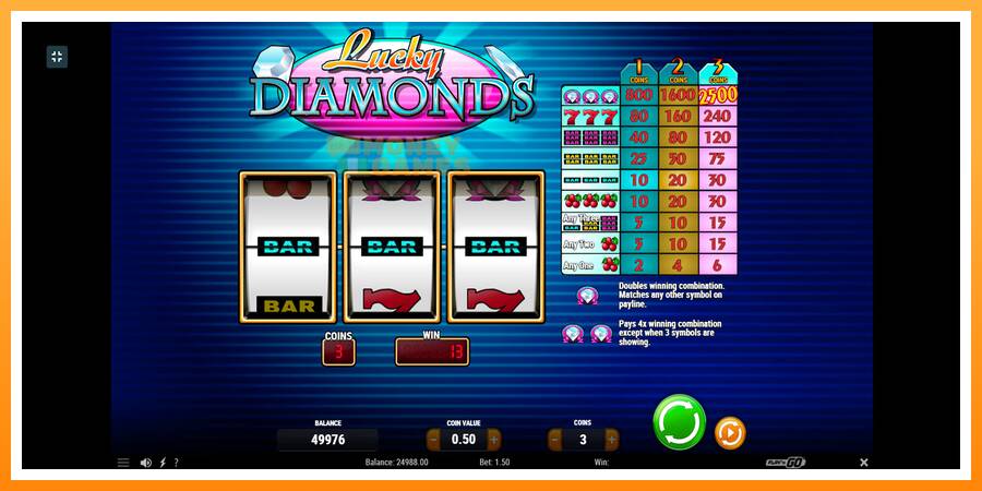 ลองสัมผัสเครื่องดูครับ Lucky Diamonds, รูปภาพ 2: เล่นเพื่อเงิน