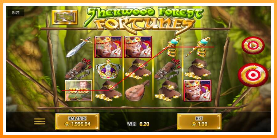 ลองสัมผัสเครื่องดูครับ Sherwood Forest Fortunes, รูปภาพ 2: เล่นเพื่อเงิน