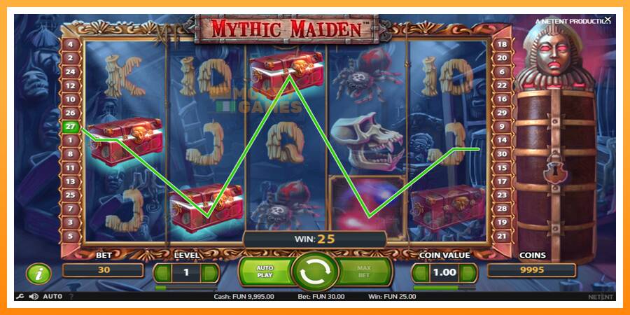 ลองสัมผัสเครื่องดูครับ Mythic Maiden, รูปภาพ 2: เล่นเพื่อเงิน