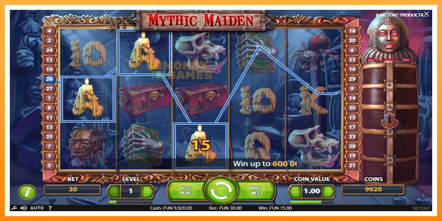 ลองสัมผัสเครื่องดูครับ Mythic Maiden, รูปภาพ 3: เล่นเพื่อเงิน