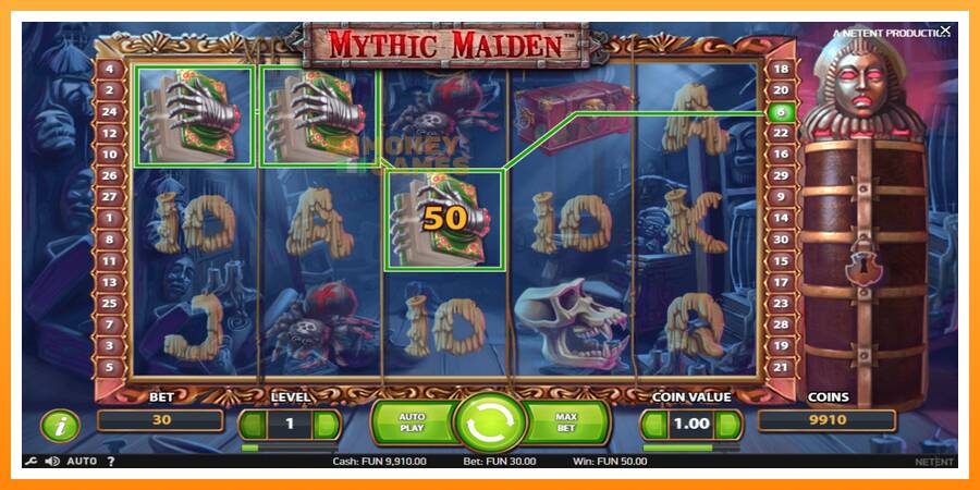 ลองสัมผัสเครื่องดูครับ Mythic Maiden, รูปภาพ 4: เล่นเพื่อเงิน