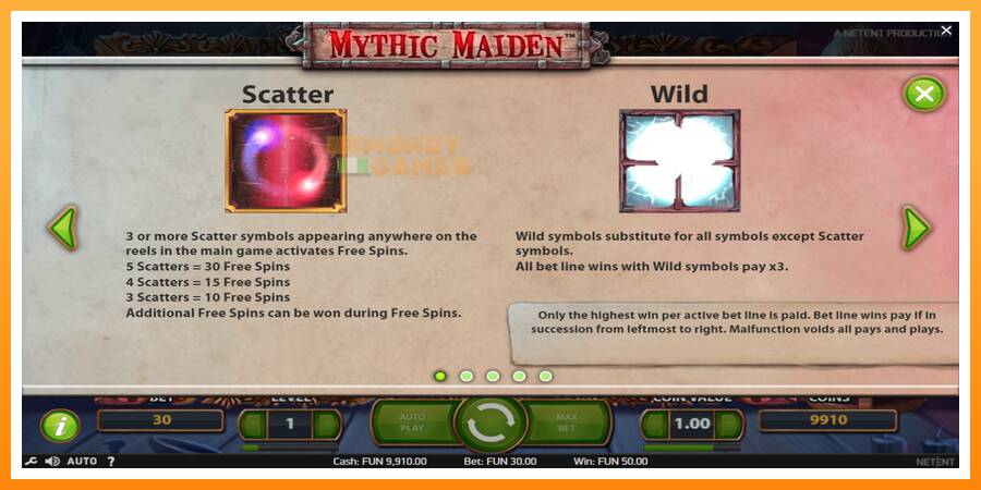 ลองสัมผัสเครื่องดูครับ Mythic Maiden, รูปภาพ 5: เล่นเพื่อเงิน