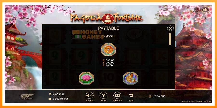 ลองสัมผัสเครื่องดูครับ Pagoda of Fortune, รูปภาพ 5: เล่นเพื่อเงิน