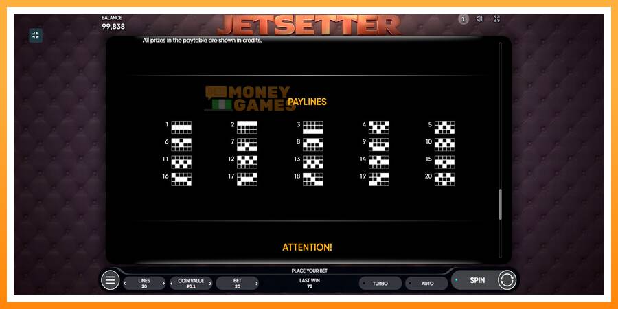 ลองสัมผัสเครื่องดูครับ Jetsetter, รูปภาพ 7: เล่นเพื่อเงิน