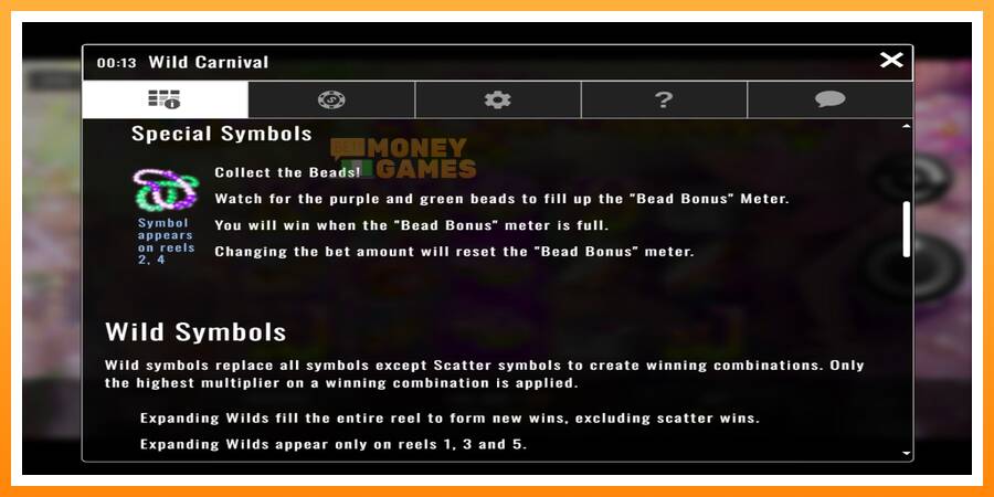 ลองสัมผัสเครื่องดูครับ Wild Carnival, รูปภาพ 4: เล่นเพื่อเงิน