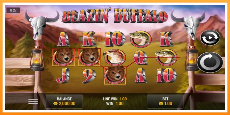 ลองสัมผัสเครื่องดูครับ Blazin’ Buffalo, รูปภาพ 2: เล่นเพื่อเงิน