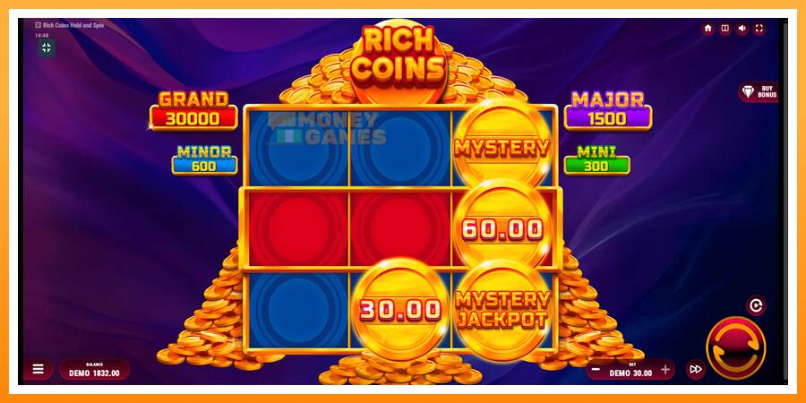 ลองสัมผัสเครื่องดูครับ Rich Coins Hold and Spin, รูปภาพ 5: เล่นเพื่อเงิน