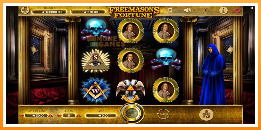 ลองสัมผัสเครื่องดูครับ Freemasons Fortune, รูปภาพ 2: เล่นเพื่อเงิน