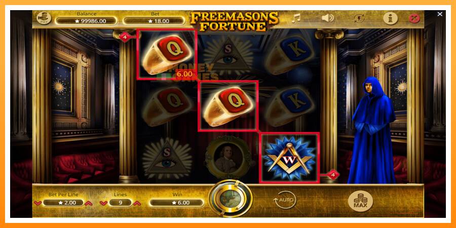 ลองสัมผัสเครื่องดูครับ Freemasons Fortune, รูปภาพ 3: เล่นเพื่อเงิน