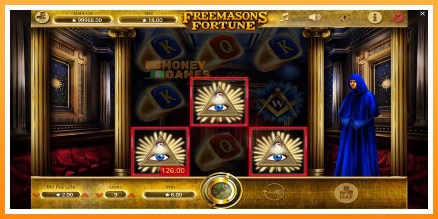 ลองสัมผัสเครื่องดูครับ Freemasons Fortune, รูปภาพ 4: เล่นเพื่อเงิน