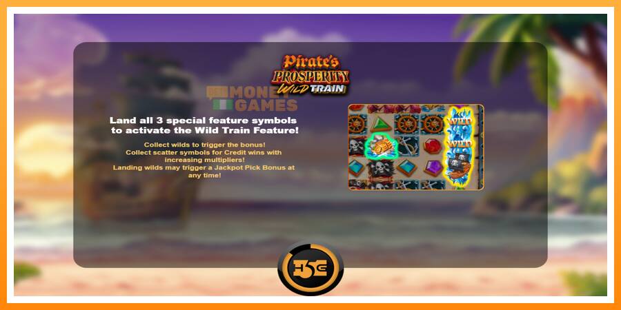 ลองสัมผัสเครื่องดูครับ Pirates Prosperity Wild Train, รูปภาพ 1: เล่นเพื่อเงิน