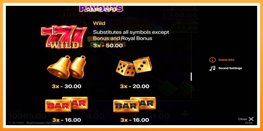 ลองสัมผัสเครื่องดูครับ Royal Fortunator: Hold and Win, รูปภาพ 5: เล่นเพื่อเงิน