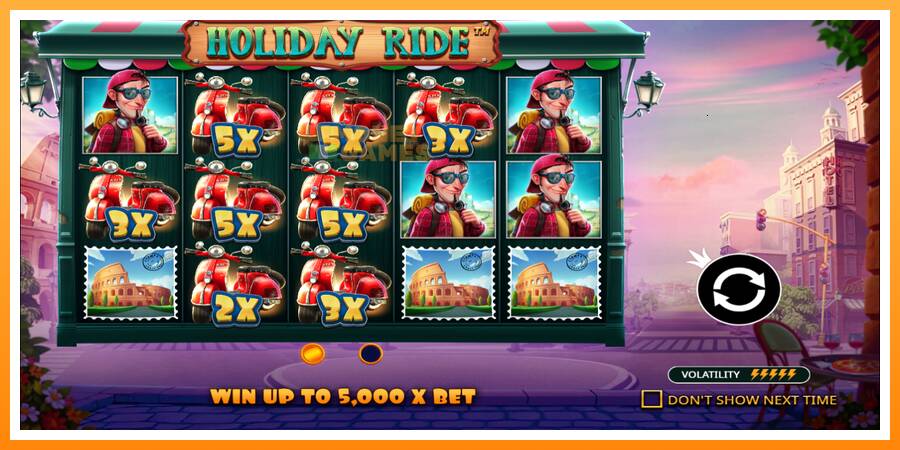 ลองสัมผัสเครื่องดูครับ Holiday Ride, รูปภาพ 1: เล่นเพื่อเงิน