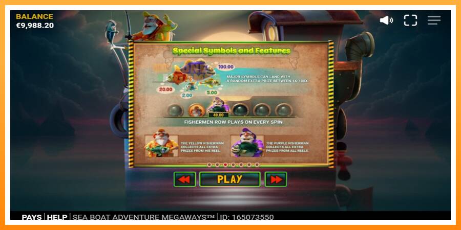 ลองสัมผัสเครื่องดูครับ Sea Boat Adventure Megaways, รูปภาพ 4: เล่นเพื่อเงิน