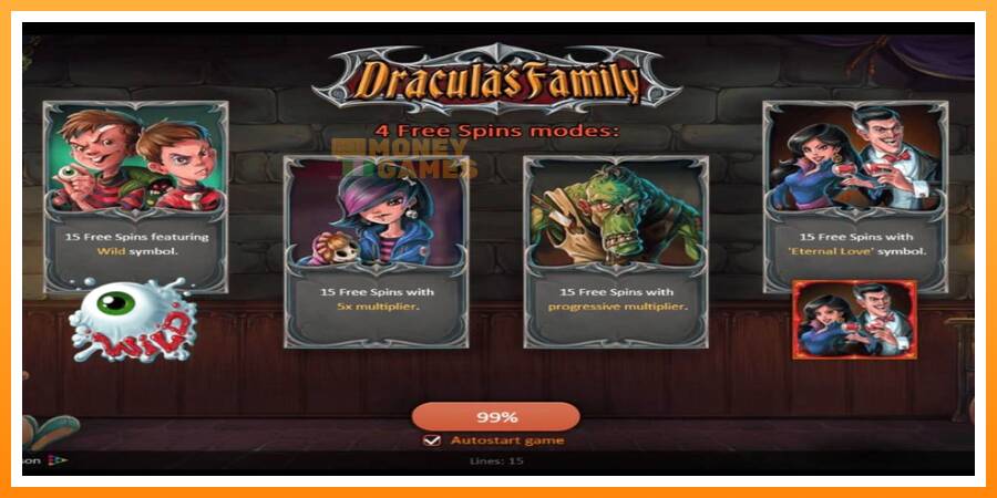 ลองสัมผัสเครื่องดูครับ Dracula’s Family, รูปภาพ 1: เล่นเพื่อเงิน