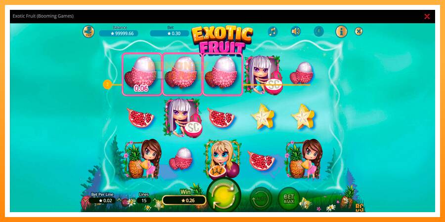 ลองสัมผัสเครื่องดูครับ Exotic Fruit, รูปภาพ 4: เล่นเพื่อเงิน