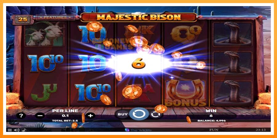 ลองสัมผัสเครื่องดูครับ Majestic Bison, รูปภาพ 3: เล่นเพื่อเงิน