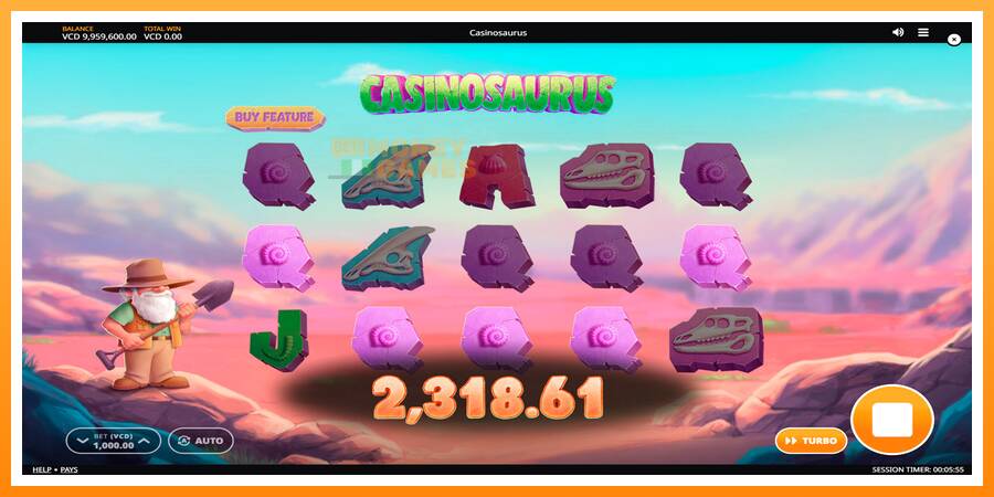 ลองสัมผัสเครื่องดูครับ Casinosaurus, รูปภาพ 5: เล่นเพื่อเงิน