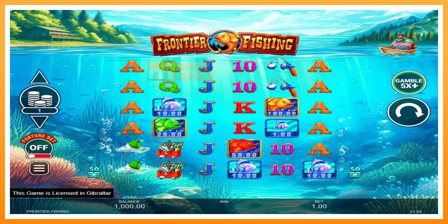 ลองสัมผัสเครื่องดูครับ Frontier Fishing, รูปภาพ 2: เล่นเพื่อเงิน