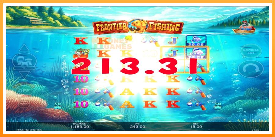 ลองสัมผัสเครื่องดูครับ Frontier Fishing, รูปภาพ 6: เล่นเพื่อเงิน