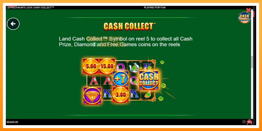 ลองสัมผัสเครื่องดูครับ Leprechauns Luck Cash Collect Megaways PowerPlay Jackpot, รูปภาพ 6: เล่นเพื่อเงิน