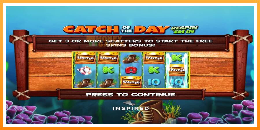 ลองสัมผัสเครื่องดูครับ Catch of the Day Respin Em In, รูปภาพ 3: เล่นเพื่อเงิน