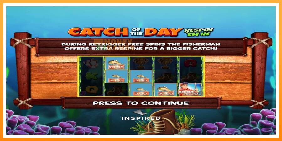 ลองสัมผัสเครื่องดูครับ Catch of the Day Respin Em In, รูปภาพ 4: เล่นเพื่อเงิน