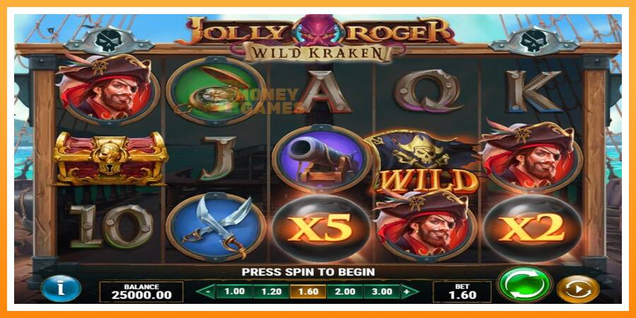 ลองสัมผัสเครื่องดูครับ Jolly Roger Wild Kraken, รูปภาพ 1: เล่นเพื่อเงิน