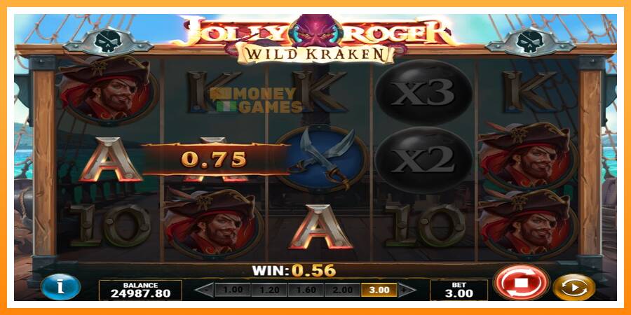 ลองสัมผัสเครื่องดูครับ Jolly Roger Wild Kraken, รูปภาพ 2: เล่นเพื่อเงิน