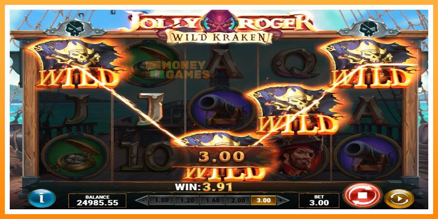 ลองสัมผัสเครื่องดูครับ Jolly Roger Wild Kraken, รูปภาพ 3: เล่นเพื่อเงิน