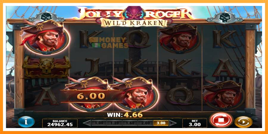 ลองสัมผัสเครื่องดูครับ Jolly Roger Wild Kraken, รูปภาพ 4: เล่นเพื่อเงิน