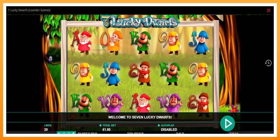 ลองสัมผัสเครื่องดูครับ 7 Lucky Dwarfs, รูปภาพ 1: เล่นเพื่อเงิน