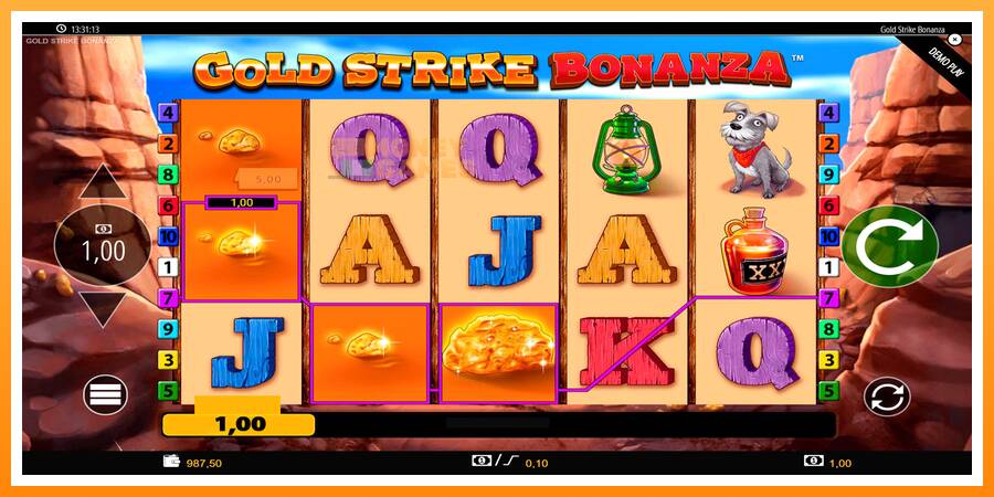 ลองสัมผัสเครื่องดูครับ Gold Strike Bonanza, รูปภาพ 5: เล่นเพื่อเงิน