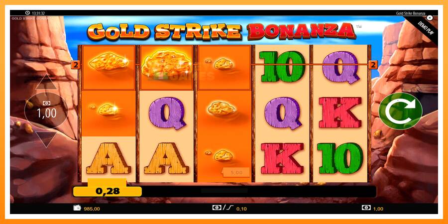 ลองสัมผัสเครื่องดูครับ Gold Strike Bonanza, รูปภาพ 7: เล่นเพื่อเงิน