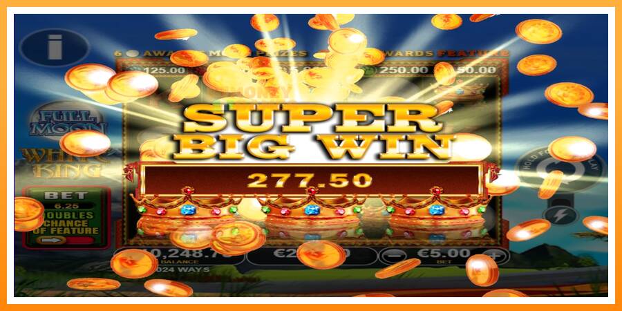 ลองสัมผัสเครื่องดูครับ Full Moon: White King PowerPlay Jackpot, รูปภาพ 5: เล่นเพื่อเงิน